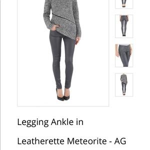 AG Legging ankle leatherette 
Meteorite